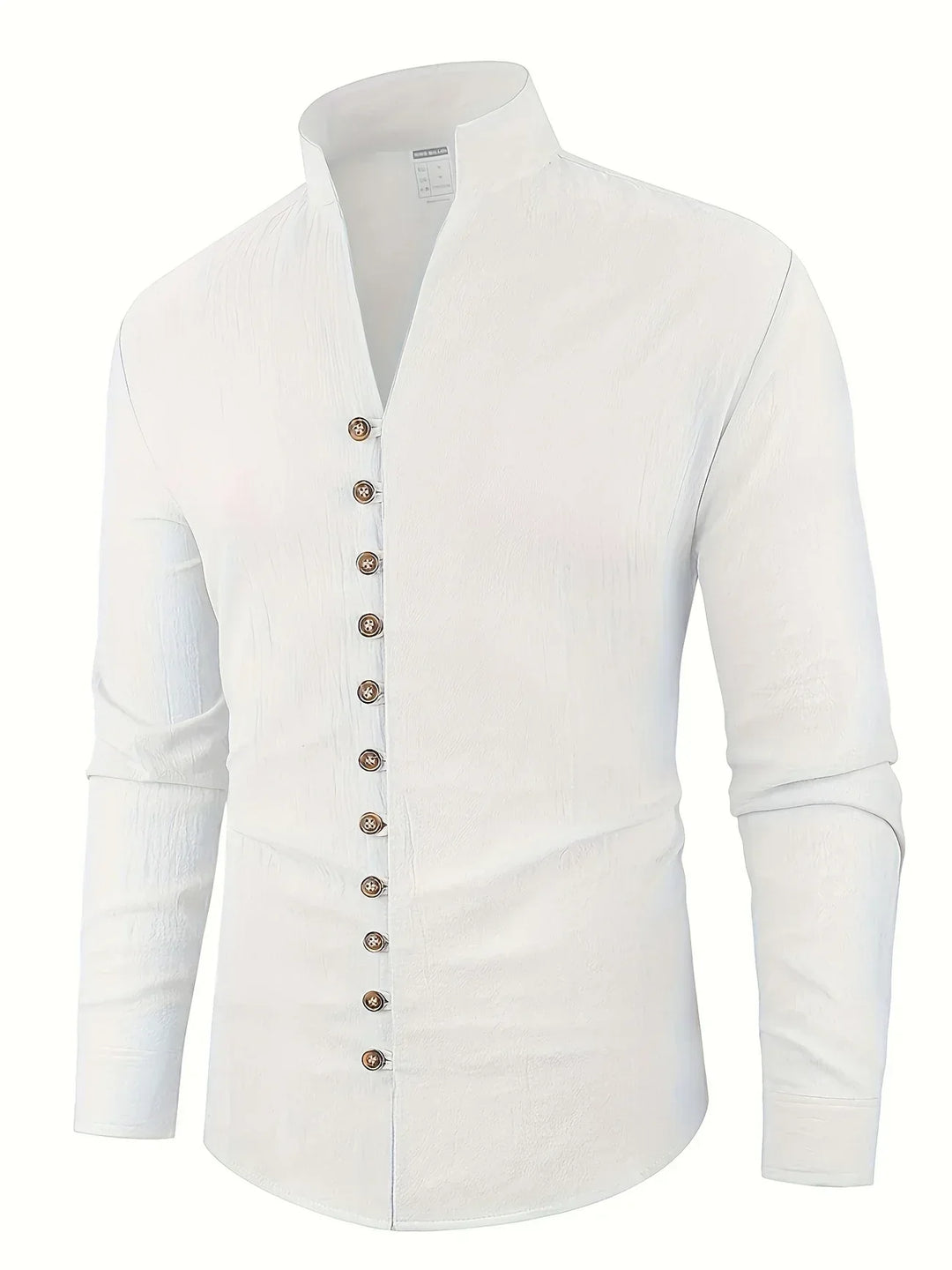 Camicia leggera in cotone a maniche lunghe