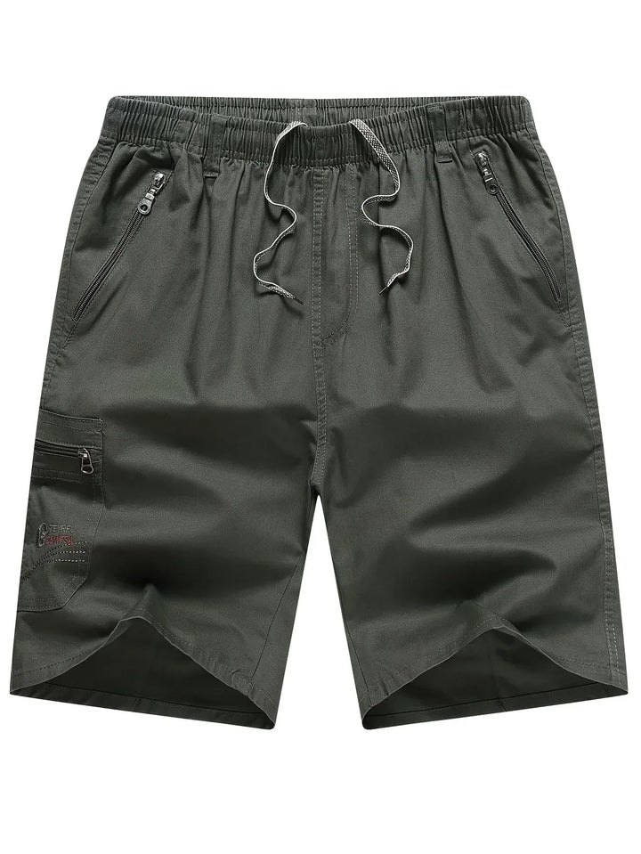 Pantaloni cargo corti leggeri con tasche