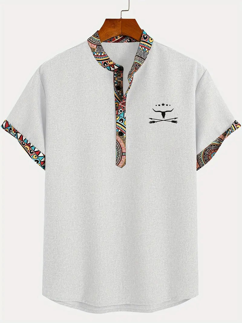 Camicia elegante a maniche corte