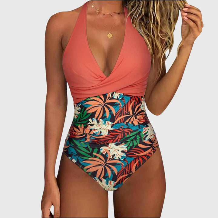 Firenze - Costume da bagno elegante per donne con scollatura a V