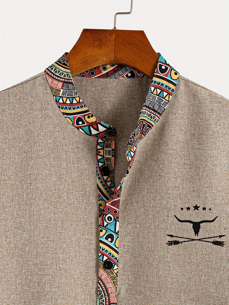 Camicia elegante a maniche corte