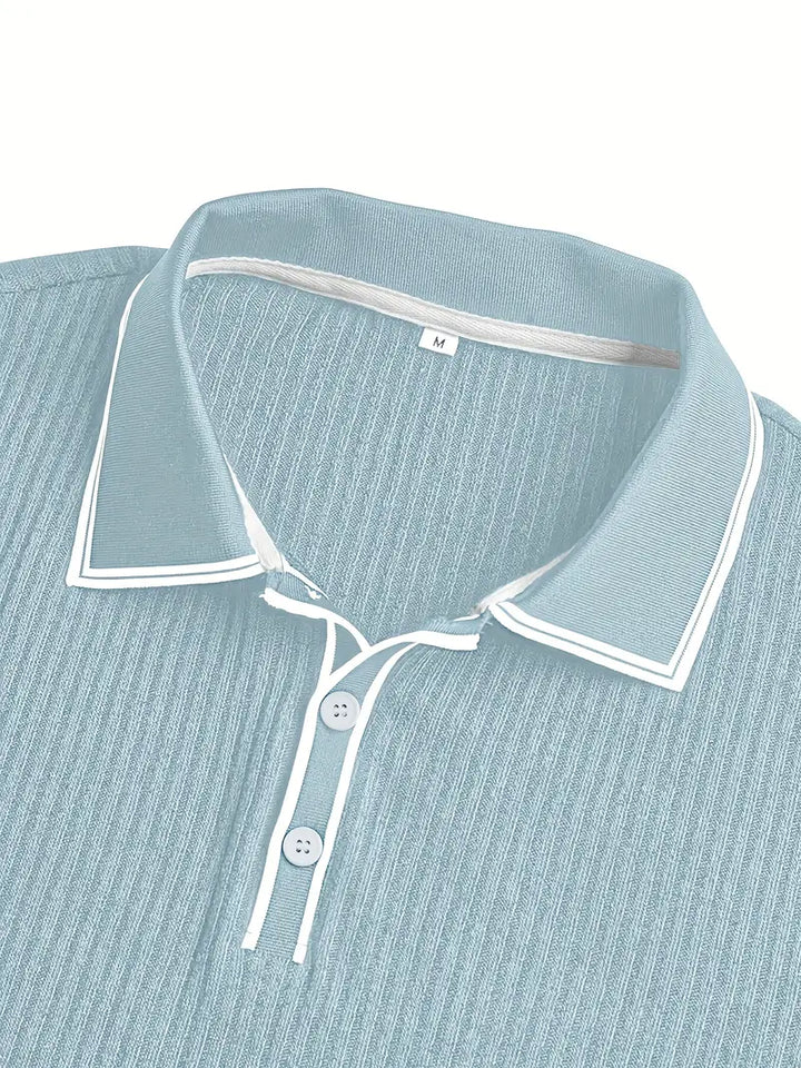 Polo elegante a maniche corte